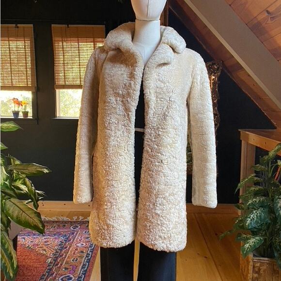 Lambswool Fur Jacket Vintage - Picture 1 of 6